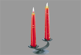 两根点燃的蜡烛flash动画